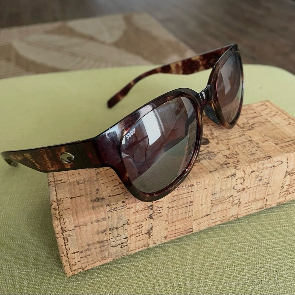 Costa Del Mar Polarized Salina 6S9051 Men’s XL Coral Tortoise Sunglasses